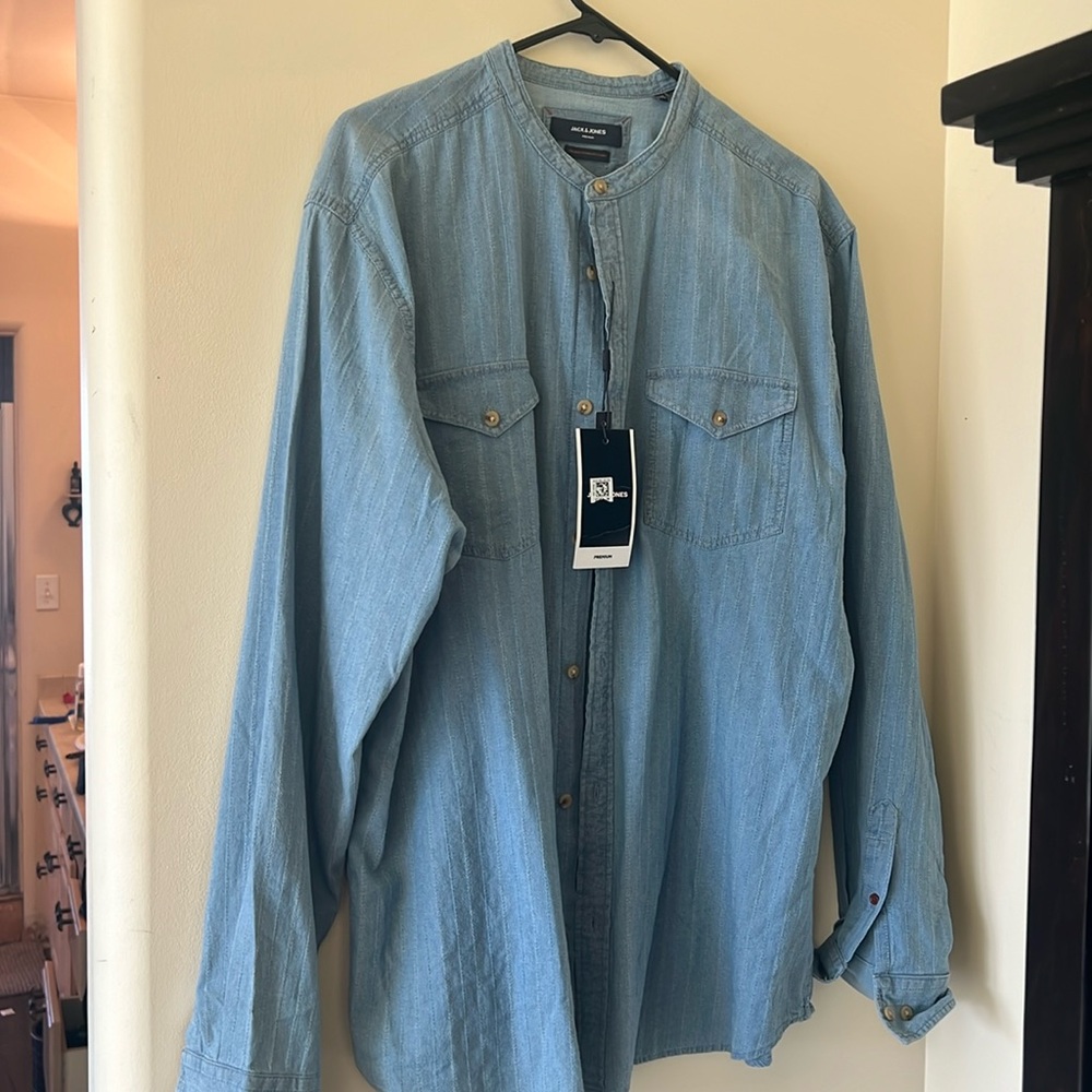 Jack and Jones premium denim shirt XXL